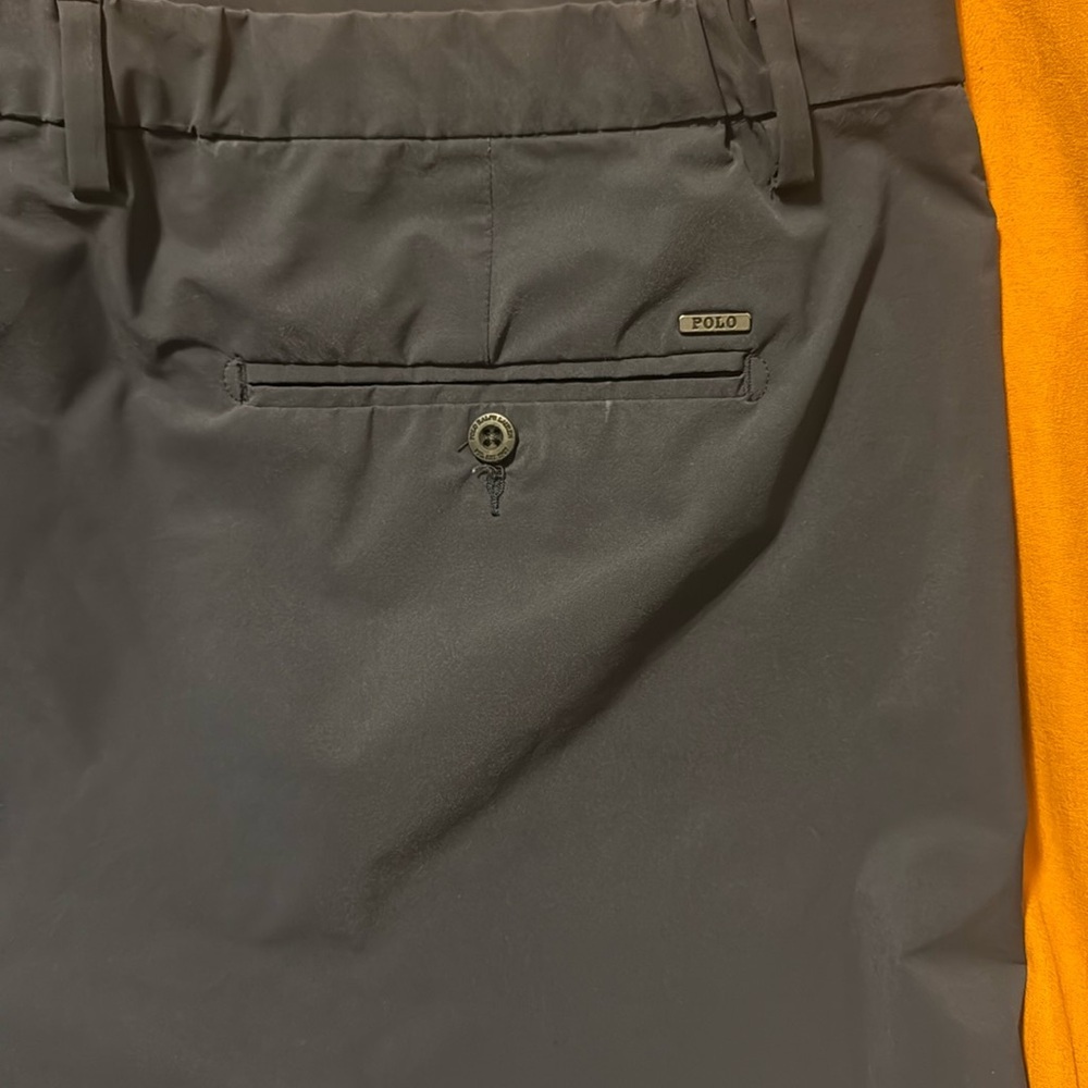 Men's Black Polo Shorts Size 40 - Picture 2 of 4